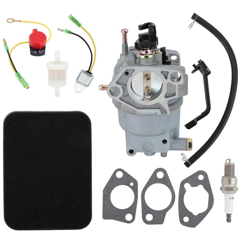 HIPA GP5500 0J58620157 Carburetor for Generac GP5000 GP 5500 GP6000E GP6500 GP6500E GP7500 GP7500E GP8000E 5KW 5.5KW 6.5KW 389cc Generator Huayi Ruixing Carb Maintenance Kit 0G8442A111 - Image 1